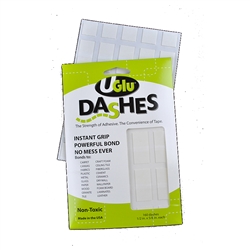 Pro Tapes UGlu® 650 Dash Sheets 1/2x5/8 200 Count Retail Pack Pack